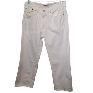 Saturday Jean Ralph Lauren Polo White Cropped Jeans Size 28/6